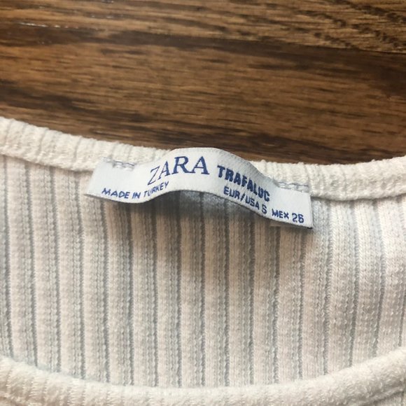 Zara Trafaluc Lacy Tank Top Small - Picture 2 of 5